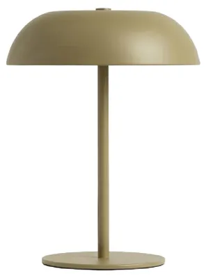 Produktbild von Luxus Europe - Tischlampe Claire Khaki - Kabellose LED-Tischlampe für den Innenbereich – USB-C wiederaufladbar