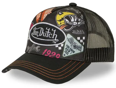 Produktbild von Von Dutch Originals Trucker Cap - SUBLAMATION AOP Mecanic