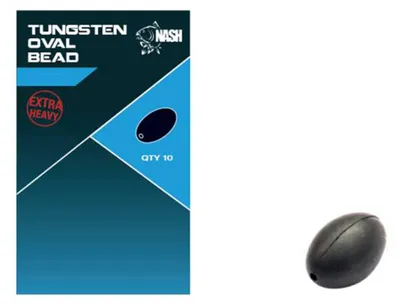 Imagen del producto de Nash, cuentas ovaladas de tungsteno, 6 mm