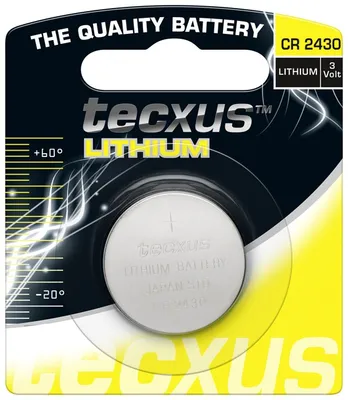 Produktbild von tecxus Knopfzelle Lithium CR 2430