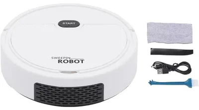 Obrázok produktu pre Robotický vysávač, sací výkon 500 Pa, 3 režimy čistenia, biela farba