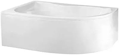 Produktbild von BADLAND Eckbadewanne Badewanne Mega LINKS 160x105 mit Acrylschürze, Füßen und Ablaufgarnitur GRATIS