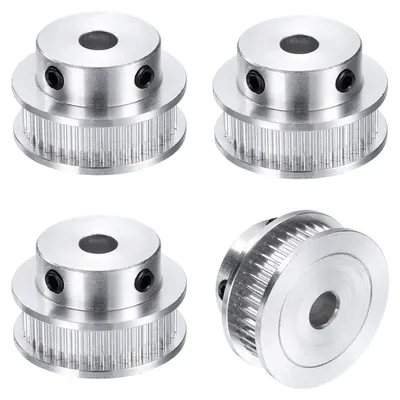 4x GT-2 40T Zahnriemenscheibe 5mm Bohrung Aluminium