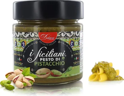 Produktbild von Dolgam Pistazien-Pesto Aus Italien, Pastasauce, Glas mit 190 Gramm