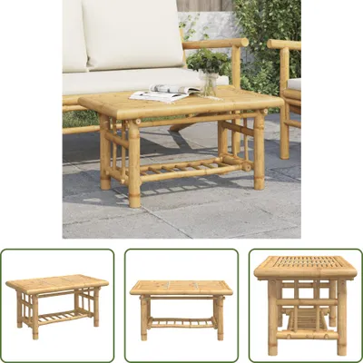 Produktbild von The Living Store Couchtisch 70x45x36 cm Bambus