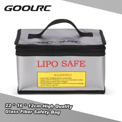 Produktbild von 215*145*165mm Hochwertige RC LiPo Batterie Sicherheitstasche Glasfaser Safe Guard