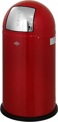 Obrázok produktu pre Wesco 175831-02, 50 L, Kolo, Kov, Plast, Nerezová oceľ, Červená, Manuálne, Nerezová oceľ