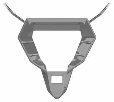 Produktbild von Airoh Kinnbelüftung Twist 3, grau