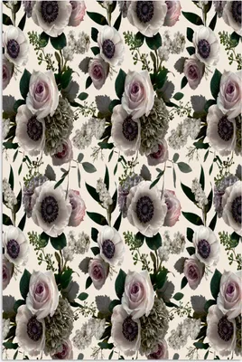 Produktbild von MuchoWow® Poster Blumen - Rosen - Blätter 40x60 cm - Plakate für die Wand - Poster Babyzimmer