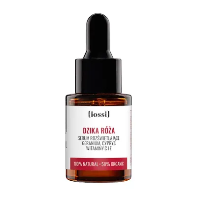 Obrázok produktu pre Iossi Divoká Ruža Rozjasňujúce Sérum s geraniom, cyprésovými, vitamínmi C a E, 10ml