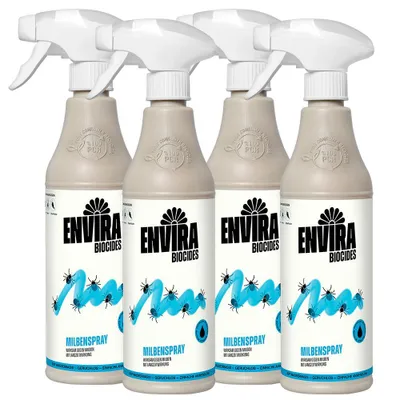 Produktbild von Envira Milben Abwehrspray im Vorteilspack 4x500ml