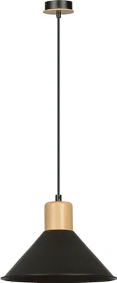 Zdjęcie produktu dla LAMPA WISZĄCA Emibig 1xE27 60W ROWEN 1 BLACK 1044/1