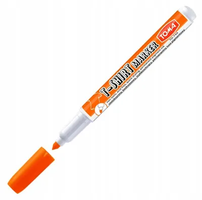 Produktbild von TOMA Textilmarker Orange FLUO für T-Shirts und Stoffe
