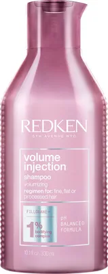 Produktbild von Redken Volume Injection Shampoo Stärkungsshampoo für feines Haar ohne Volumen 300 ml