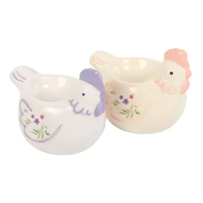 Produktbild von Something Different - 2er Set Eierbecher - Huhn - rosa / lila