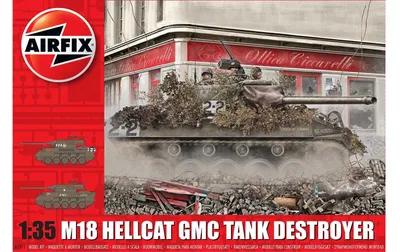 Obrázok produktu pre Airfix A1371, Tank model, Montážna sada, 1:35, M-18 Hellcat, Akékoľvek pohlavie, 8 rok / roky
