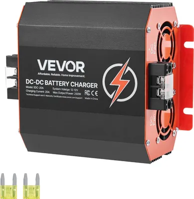 Zdjęcie produktu dla Vevor Ładowarka Akumulatorów Dc Dc 12V 20A 250W Kompaktowa Mocna Najlepsza