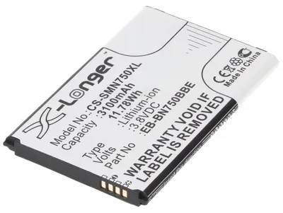 Immagine prodotto di Batteria di ricambio per Samsung Galaxy Note 3 Neo SM-N7505, compatibile con la tecnologia NFC