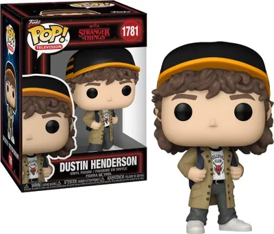 Zdjęcie produktu dla Stranger Things POP! Television Vinyl Figuren Dustin Henderson 9 cm
