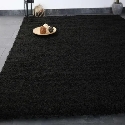 Produktbild von Prime Shaggy Hochflor Teppich in 13 Uni Farben + Runde Teppiche Wohnzimmer