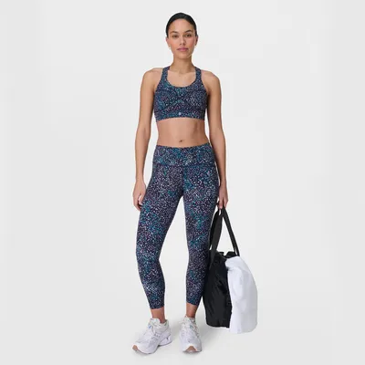 Image de Leggings de sport Sweaty Betty, modèle Power Workout, couleur bleu (S)