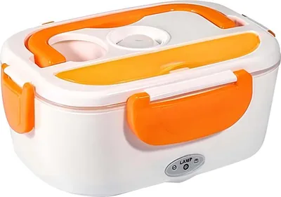 Produktbild von Avizar, Elektrische Lunchbox 1,5L mit herausnehmbarem Edelstahlschüssel, Orange