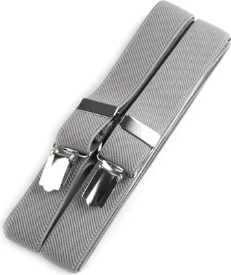 Obrázek produktu pro Šle pánské, délka 125cm, šíře 2,5cm, tvar X, šedo-béžové, 650254/18