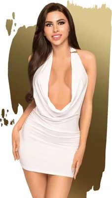 Image de Penthouse - Heart Rob Kleid Weiss S/M