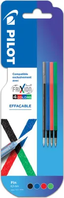 Immagine prodotto di PILOT 447597 PILOT Ricarica FRIXION 4 COLORS, blister da 4, assortite