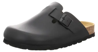 Produktbild von Natural Sense Damen Hausschuhe Clog Leder schwarz 1152539 , Schuhgröße:39 EU