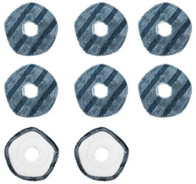 Produktbild von 8 Stuks Vervangende Dweildoeken für Omni/X10 Pro - Staubsauger Teil - Düsentücher