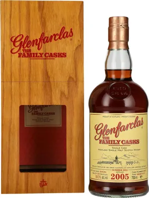 Produktbild von Glenfarclas THE FAMILY CASKS Single Cask SUMMER 2024 Sherry Butt #2462 2005 59,3% Vol. 0,7l in Holzkiste