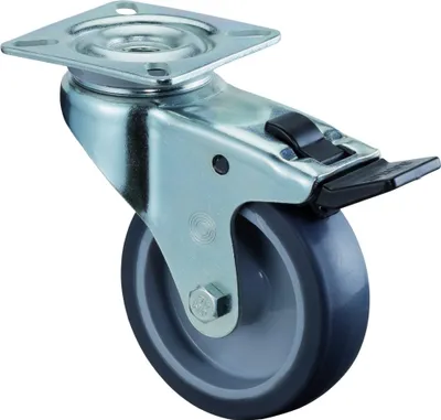 Produktbild von BS Rollen Apparaterolle A320.A80.050 Lenkrolle mit Totalfeststeller, Raddurchmesser 50 mm,