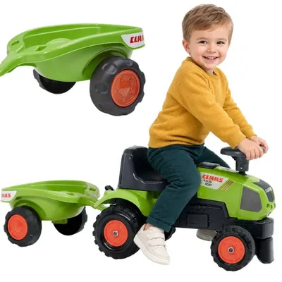 Obrázek produktu pro Traktorový smykáč Claas s přívěsem