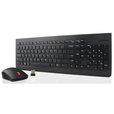 Produktbild von Lenovo 4X30M39504, Volle Größe (100%), Kabellos, Schwarz, Maus enthalten
