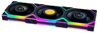 Image de Lian Li UNI FAN SL Wireless LCD 120 Reverse Blade Computer case 12 cm Black 3 pc(s)