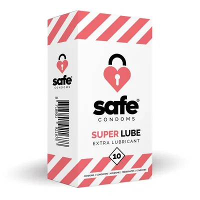 Obrázok produktu pre SAFE - Kondómy s extra lubrikantom - Superlube - 10 kusov