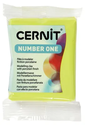 Image de Cernit Pâte à modeler Vert Tilleul, 56 grammes