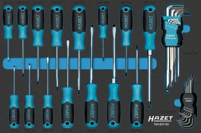 Produktbild von Hazet Schraubendreher Satz 163-631/32, 32-tlg.