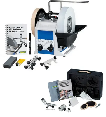 Produktbild von Tormek Nass-Schleifmaschine T8 Schärfsystem Schleifmaschine + TNT808 Drechseln