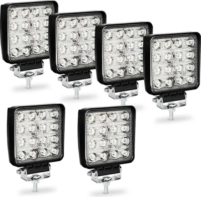 Immagine prodotto di Jopassy 6x LED luce di lavoro luce di lavoro 12V 24V fuoristrada SUV ATV trattore luce di lavoro proiettore luce di lavoro 48W