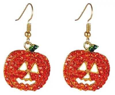 Produktbild von Lysjoy Halloween Ohrringe, Kürbis Halloween Ohrringe Damen, Halloweens Ohrringes