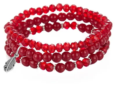 Obrázok produktu pre Boho náramok z perál s krištáľom a prírodnými kameňmi, nastaviteľný