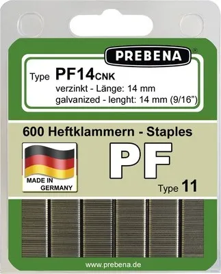 Produktbild von Heftklammern Prebena Type PF14CNK-B 600 St.
