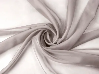 Produktbild von Voile Stoff Meterware 150 cm Breite Gardinenstoff, Taupe
