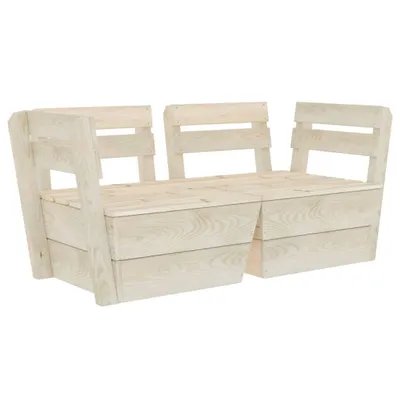 Immagine prodotto di Divano da giardino in pallet a 2 posti Legno di abete impregnato