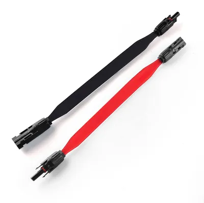 Produktbild von Sonnenkabeldurchführung für Fenster, 100 cm, mit Stecker und Kupplung