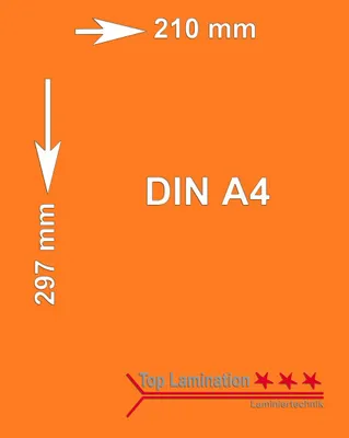 Produktbild von 100 Blatt rotorange 170 g/m² A4 (210x297mm) Tonpapier bedruckbar Farbpapier Premium