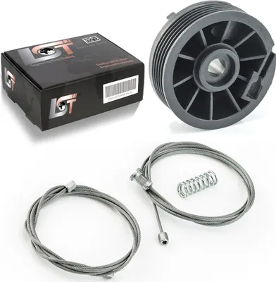 Produktbild von Fensterheber Reparatursatz Set Seilzug Rolle hinten links für RENAULT KANGOO II