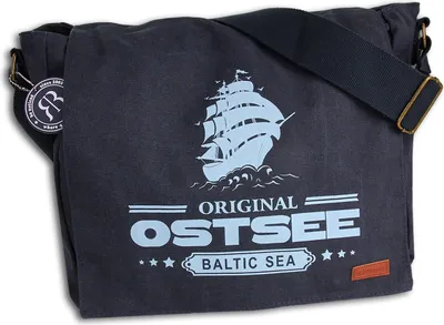 Obrázok produktu pre Robin Ruth bavlnená taška 100 taška cez rameno tmavomodrá svetlomodrá OTG5114M